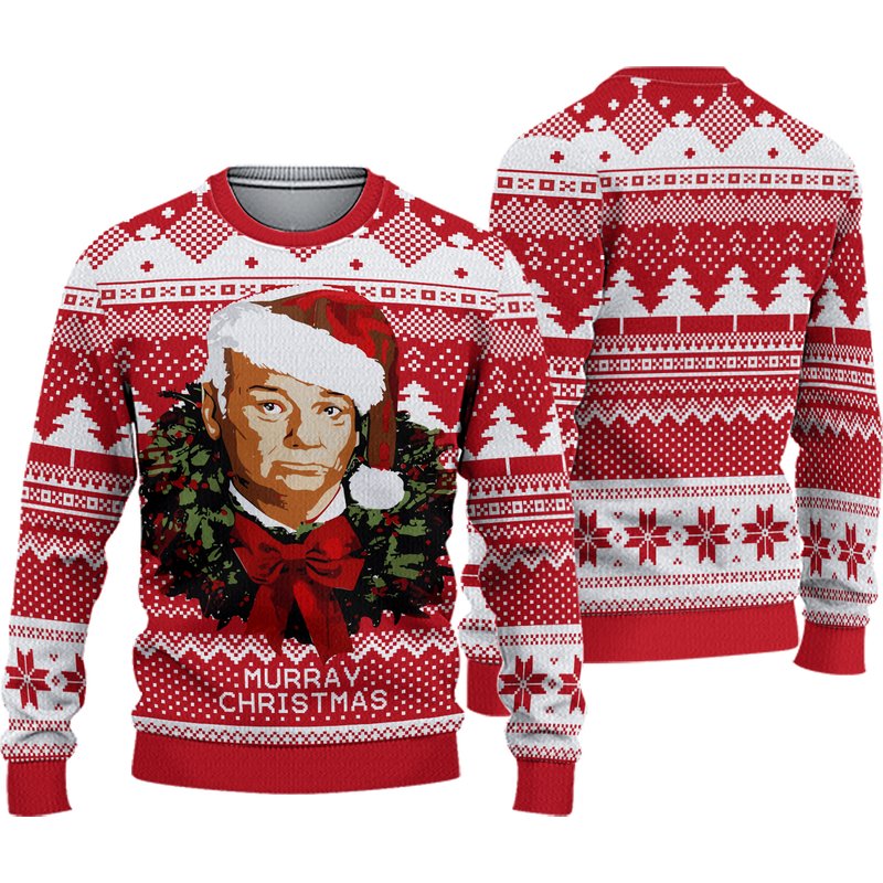 A Very Murray Christmas Ugly 3d Sweater