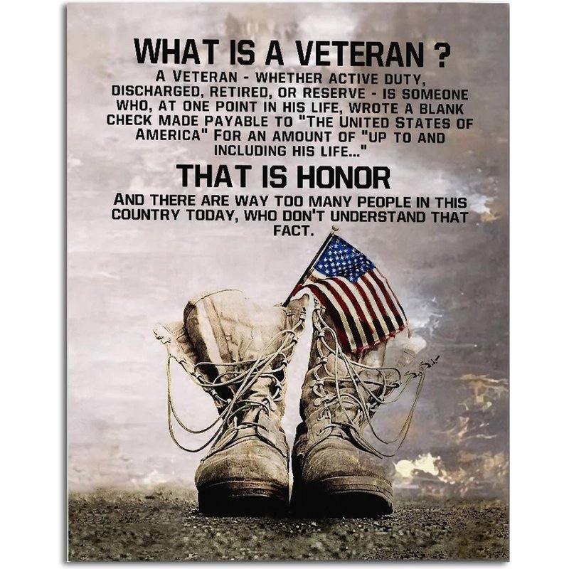 What Is A Veteran Poster, Veteran Poster, Soldier Poster — Affiches et impressions
