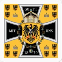 Prussia Imperial Flag Stickers