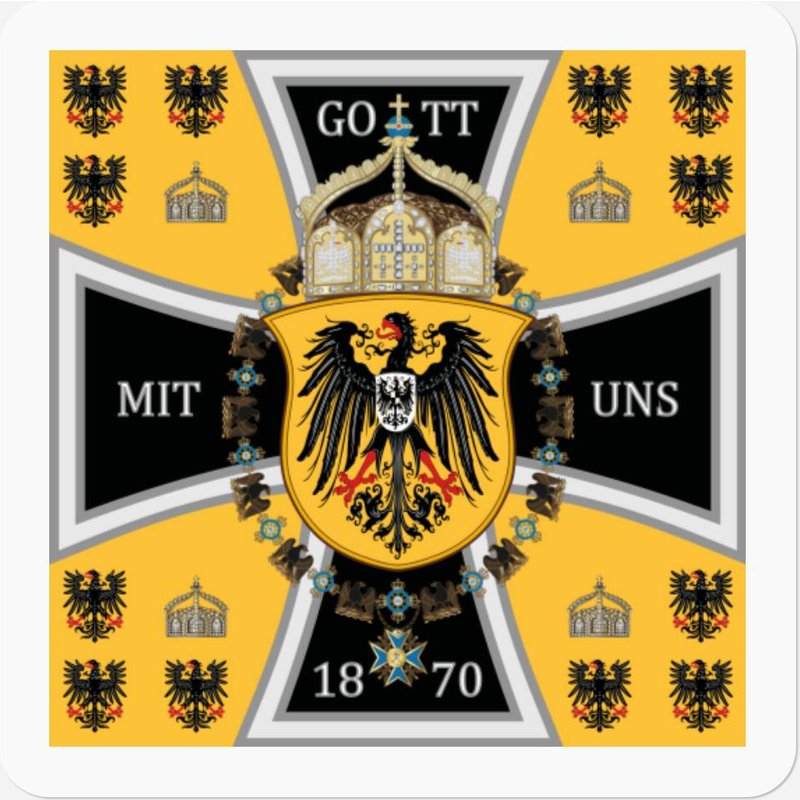 Prussia Imperial Flag Stickers — Stickers & Decals