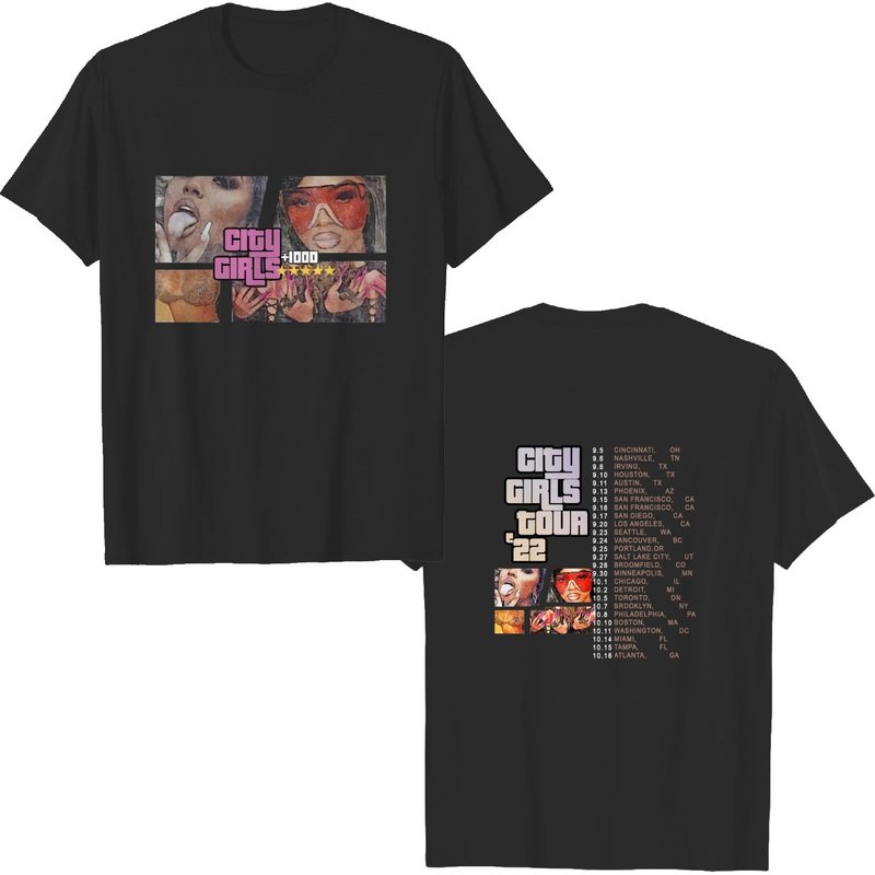 Gta City Girl 2022 Tour Merch Tee Shirt, City Girl Tour Shirt