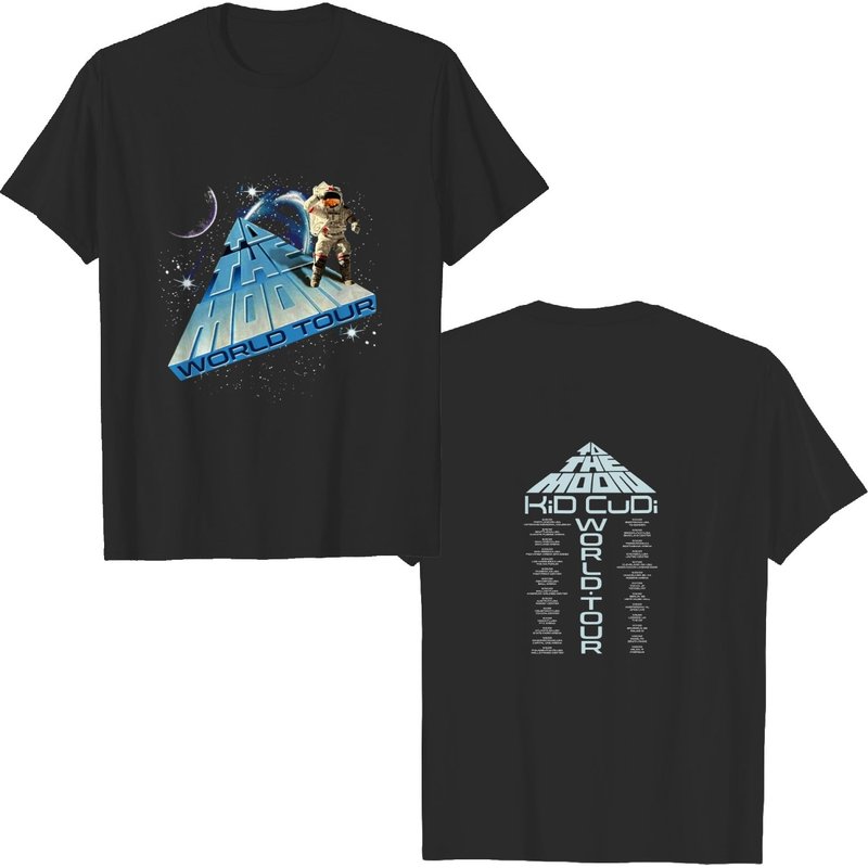Kid Cudi To The Moon World Tour 2022 Shirt, Kid Cudi Tour 2022 Shirt, Man On The Moon Shirt — T-shirts pour hommes
