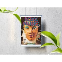 Roxy Music Concert Poster Wall Art Vintage Style Rock Pop — Posters & Prints