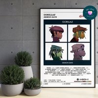 Gorillaz - Demon Days Album Poster
