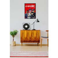 Gorillaz Vintage Inspired Poster, Decoration Picture Room Decor