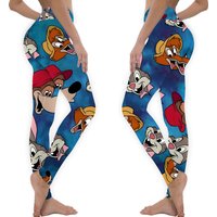 Splash Mountain Pattern Leggings — Legging femme