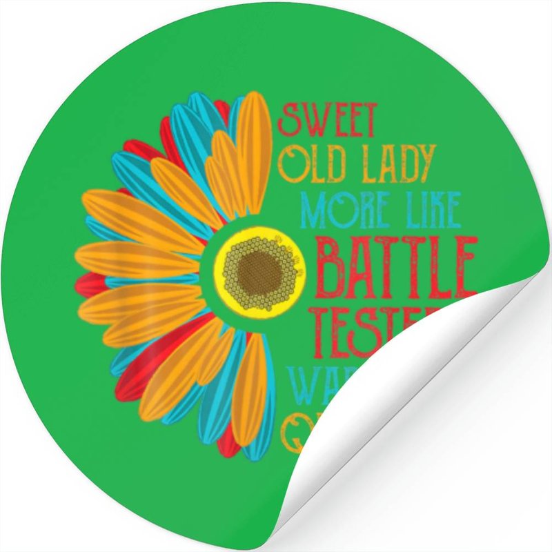 Sweet Old Lady Stickers For Grandmas — Autocollants et stickers
