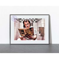 Vincent Vega Toilet Print | Pulp Fiction Poster — Posters & Prints