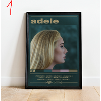 Adele "30 " Album Poster | Multiple Color Options