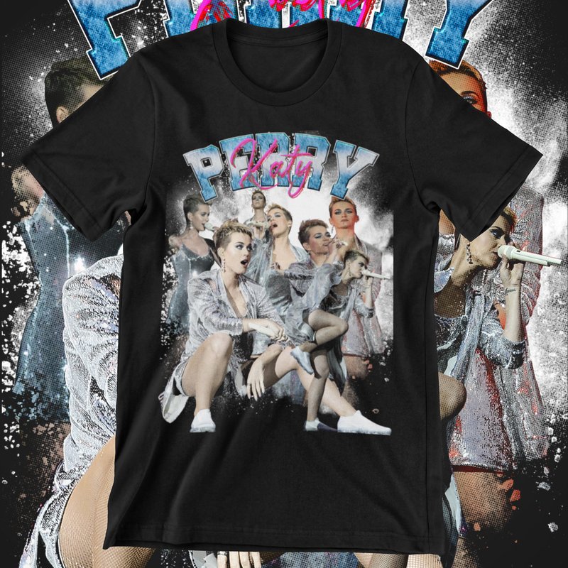 Katy Perry Tee, Bootleg Concert Shirt — Mens T Shirts