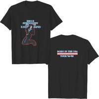 Bruce Springsteen: 1980s Born The The Usa Tour Tee — Mens T Shirts