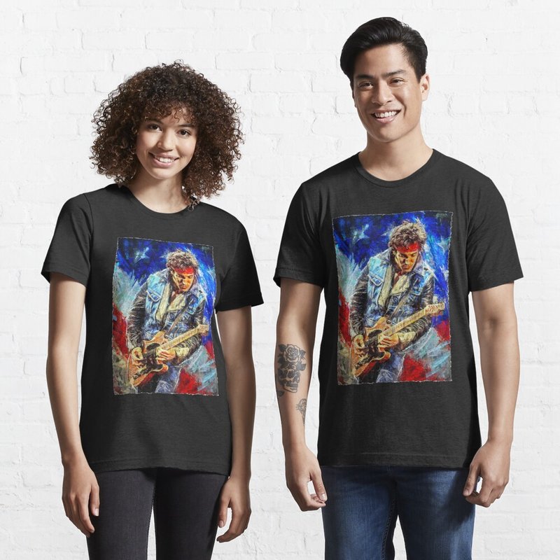 Bruce Springsteen Essential T-shirt — Mens T Shirts
