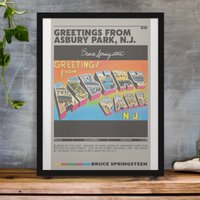Bruce Springsteen Greetings From Abury Park Album Poster