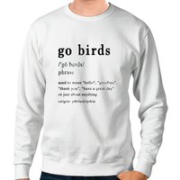 Vintage Go Birds Eag.les Sweatshirt, Philadelphia Sweatshirt, Sundays Are For The Birds Sweatshirt — Sweats à capuche pour hommes