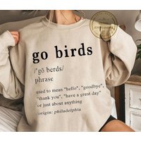 Vintage Go Birds Sweatshirt, Philadelphia Sweatshirt, Sundays Are For The Birds Sweatshirt — Sweats à capuche pour hommes