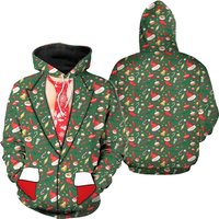 Christmas Suit 3d Hoodie