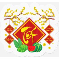 Vietnamese Lunar New Year - Tet 2022 Stickers