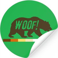 Cool Gay Bears Pride Bear Pride Flag Woof Stickers — Stickers & Decals