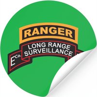 E Co 51st Infantry Lrs Scroll, Ranger Tab Stickers