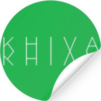 Khiva Reflections - Uzbekistan Word Art Souvenir Stickers — Autocollants et stickers