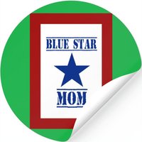 Blue Star Mom Military Family Support Stickers