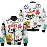 Art Print Bomber Jacket For Men