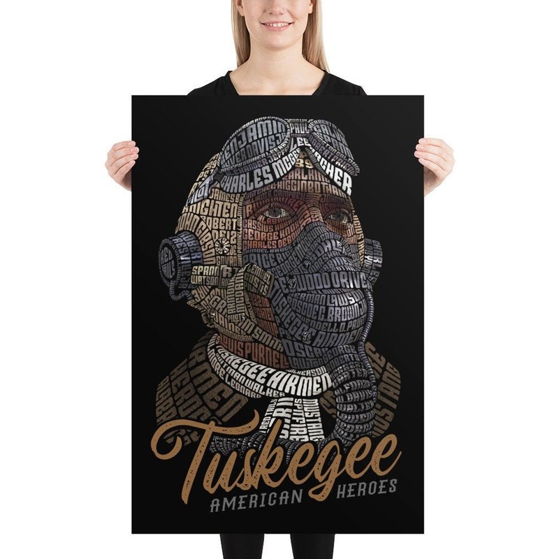 Tuskegee Airmen American Heroes Photo Paper Poster — Affiches et impressions