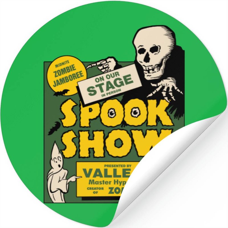 Zombie Jamboree Spook Show Stickers