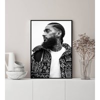 Nipsey Hussle Poster, Nipsey Hussle Music Poster — Affiches et impressions