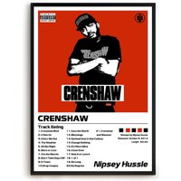 Nipsey Hussle - Crenshaw | Album Cover Poster