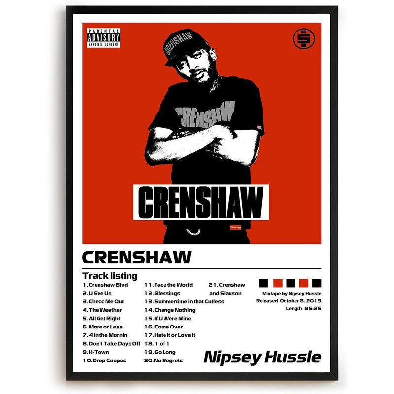 Nipsey Hussle - Crenshaw | Album Cover Poster — Posters & Prints
