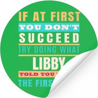 Libby Personalized Name Libby First Stickers — Stickers & Decals