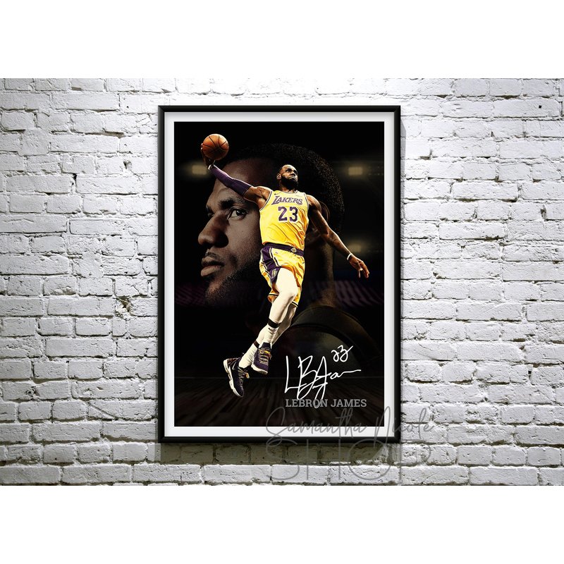 Lebron James. Wall Decor Printable Poster — Affiches et impressions