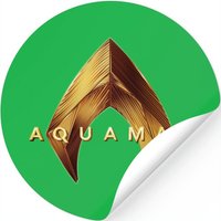 Aquaman | Golden Aquaman Logo Stickers