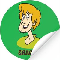 Shaggy Name Graphic Stickers