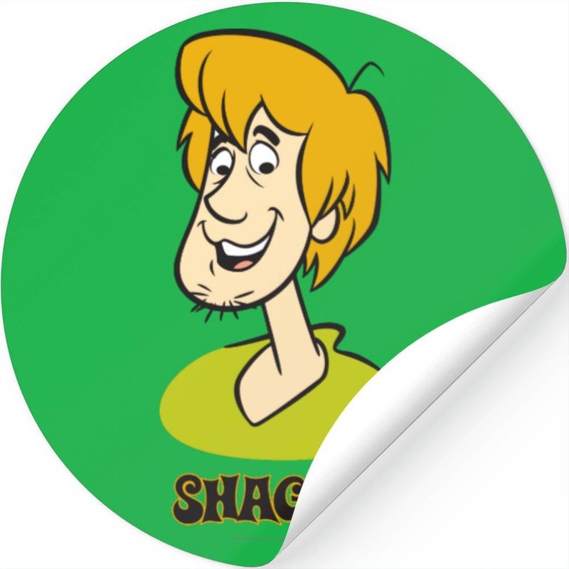 Shaggy Name Graphic Stickers — Stickers & Decals