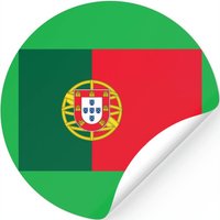 Portuguese Flag Quality Stickers