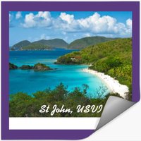 Trunk Bay, St John Usvi Stickers