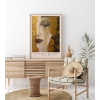 Gustav Klimt Golden Tears Poster