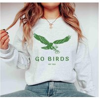 Go Birds Vintage Eagles Sweatshirt — Sweats à capuche pour hommes