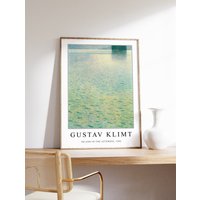 Gustav Klimt Poster, Island In The Attersee Poster — Affiches et impressions