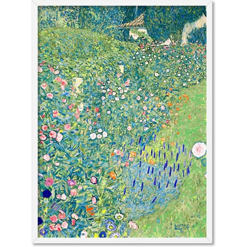 Gustav Klimt Poster, Italian Garden Landscape Poster — Affiches et impressions