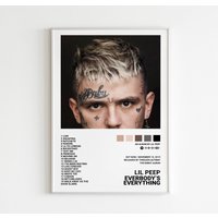 Lil Peep Poster / Everybody's Everything / Album Cover Poster
