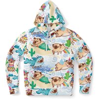 Funny Pugs Hoodie // Adorable Pug Hoodies — Sweats à capuche pour hommes