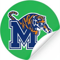 University Of Memphis Leaping Tiger Logo Stickers