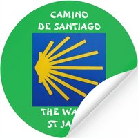 Camino De Santiago The Way Of St James Stickers — Autocollants et stickers