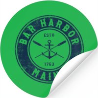 Bar Harbor Maine Me Vintage Boat Anchor Stickers — Autocollants et stickers
