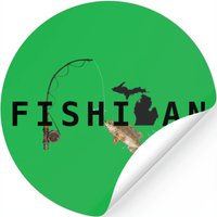 Fishing In Michigan Stickers — Stickers & Decals