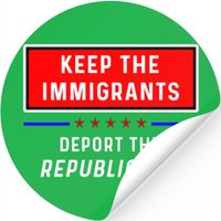 Keep The Immigrants Stickers — Stickers & Decals
