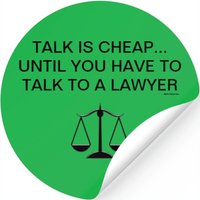 Funny Lawyers T Stickers — Stickers & Decals